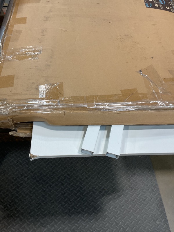 Photo 1 of *** damage corner*** SHW Mission 55-Inch Home Office Computer Desk, White