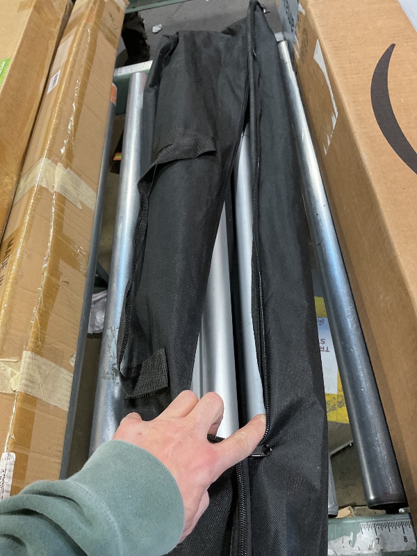 Photo 1 of *MISSING STANDS* EMART Heavy Duty Backdrop Stand, 8.5x10Ft Adjustable Pipe and Drape kit with 9.26 LBS Steel Flat Base, Sturdy Metal Diy Photo Background Frame for Parties, Events, Wedding, Photography - Silver