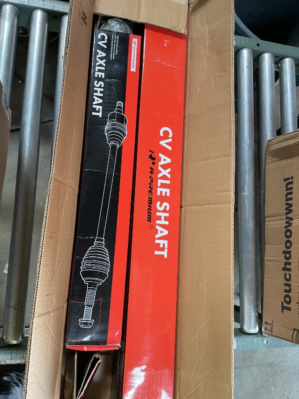 Photo 1 of **FOR PARTS ONLY DAMAGED*** A-Premium Pair (2) Front CV Axle Shaft Assembly Compatible with Toyota Corolla 2009-2018, Matrix 2003-2013 & Pontiac Vibe 2003-2010, L4 1.8L, Driver and Passenger Side