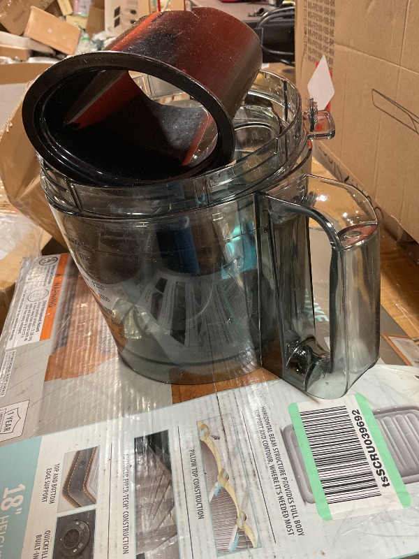 Photo 1 of *used*CKEMU Smart Food Processor and Vegetable Chopper, 6 Automatic Functions, BPA Free, Stainless Steel Blades, 12 Cup Bowl, 600-Watt Motor, Black