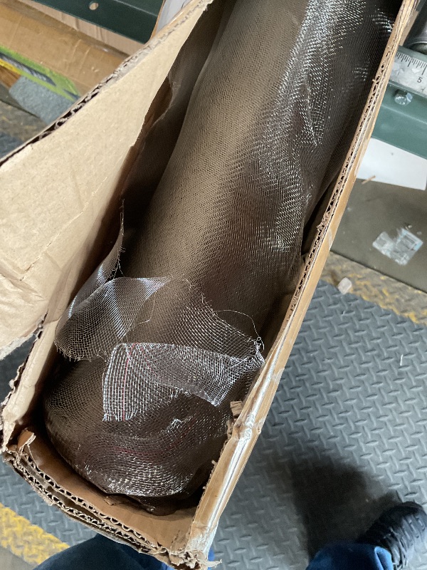 View 1 of **damaged**BBTEQEKN 304 Stainless Steel Screen Roll, 47"x 98Ft 20 Mesh Window Screen Mesh, Metal Hardware Woven Wire, for Home Commercial Industrial Farming Gardening Use