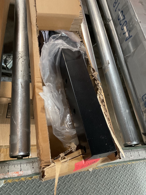 Photo 1 of Muzata Black Stair Cable Railing Post 36 Inch for 25-35 Degrees Stair 36"x2"x2" Surface Mount T304 Stainless Steel Cable Railing System Kit Indoor Outdoor with Paper User Guide PS01 BA4S