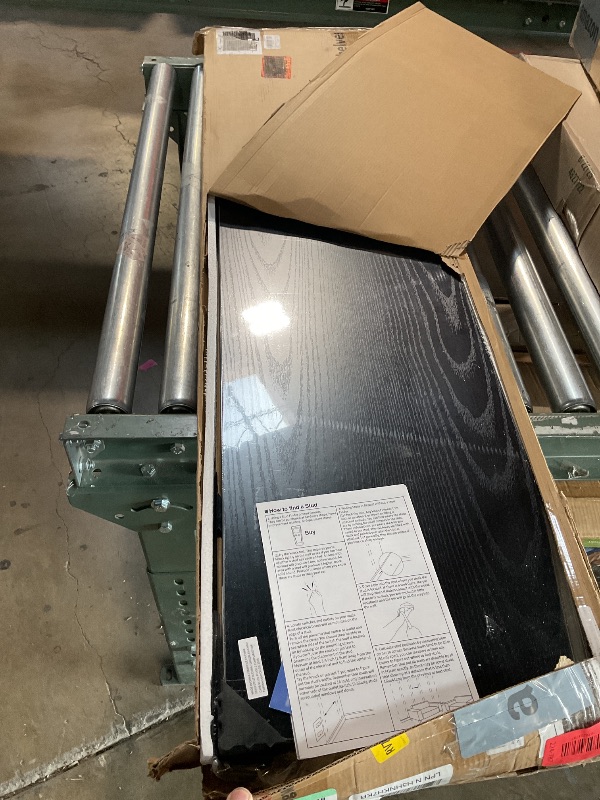 Photo 1 of 12 Inch Deep Floating Shelves, Black Floating Shelves 48W x 12D, Deep Wall Shelves Bracket Set of 2, Large Display Hanging Floating Shelf for Bathroom, Living Room, Wide Storage Wooden Wall Shelf