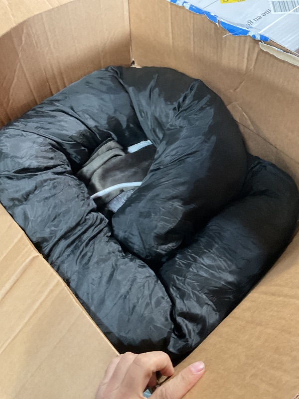 Photo 1 of *missing bottom bed*Large Dog Bed Orthopedic Washable - Removable Waterproof Cover Bed Pet - Large Big Dogs - Memory Foam - Couch Sofa with Removable Bolster - Dark Green Dog Bed