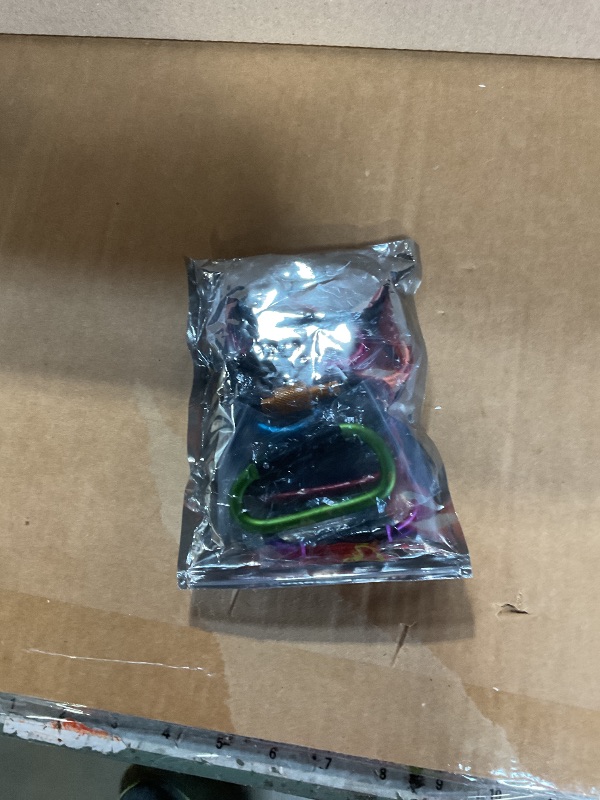 Photo 1 of 10 Pack Aluminum D Ring Key Rings Hiking Clips Locking Carabiner for Hiking Camping Fishing and Outdoor Use?Clips with Screw Gate Multicolored