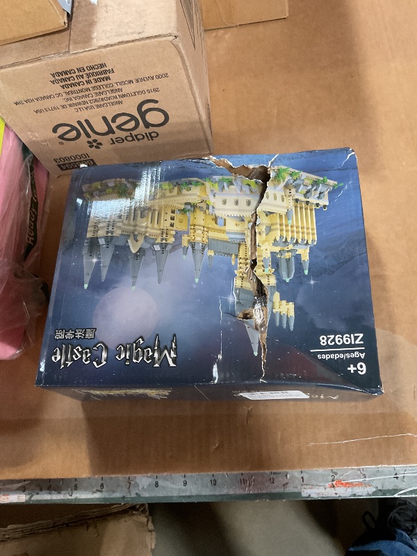 Photo 1 of *** damaged box pieces may be missing ***Bibilock 3000+PCS Micro Mini Blocks Magic Castle Building Blocks Toys,Creative Ideals Hog Tower Building Sets, Best Choice for 14+ Boys, Girls or Adults