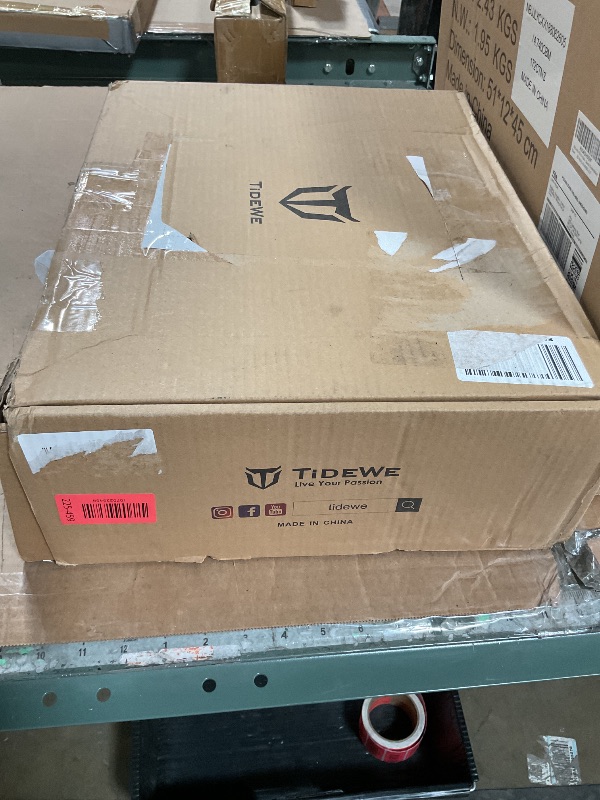 Photo 1 of **DIRTY***TIDEWE Rubber Work Boot for Men with Steel Toe & Shank, Waterproof Anti Slip Hunting Boot, 6mm Neoprene Hunting Boot for Manufacturing, Construction, Farming, Brown, Size 12