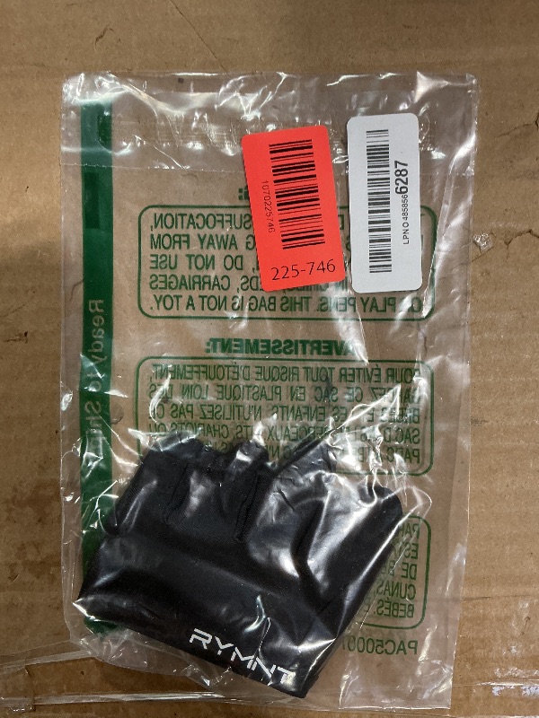 Photo 1 of **PARTIAL SET/ ONLY 1*** RYMNT Minimal Workout Gloves,Short Micro Weight Lifting Gloves Grip Pads with Full Palm Protection & Extra Grip for Men Women Weightlifting,Gym,Cross Training,Powerlifting,WODs.Black-Medium