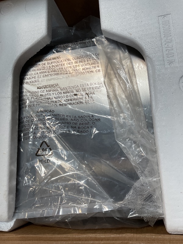 Photo 1 of **FOR PARTS ONLY NON-FUNCTIONAL**** VEVOR Commercial Ice Maker Machine, 130Lbs/24H with 33Lbs Storage, 45 Cubes per Cycle, Stainless Steel Freestanding & Under Counter Ice Maker with LED Display & Self-Cleaning, for Home Bar Restaurant