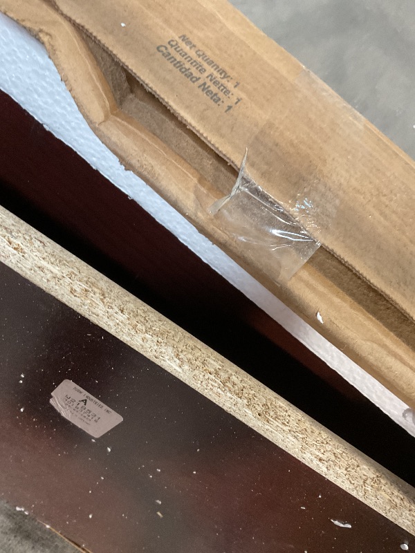 Photo 1 of **FOR PARTS ONLY/ HAS DAMAGED (BROKEN PIECES)**Bush Home Universal Tall 5 Shelf Bookcase in Black Walnut, Vertical Storage and Display Bookshelf for Home Office or Living Room Organization