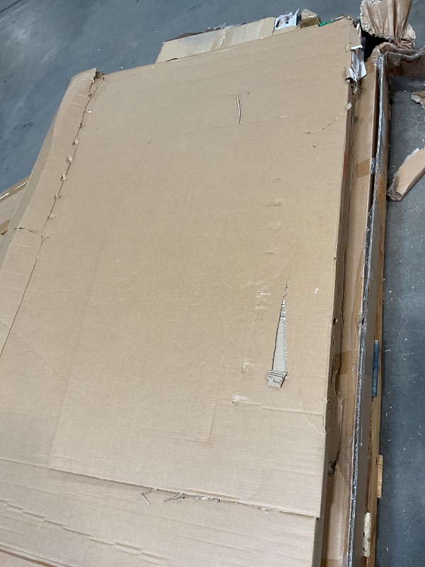 Photo 1 of ****GLASS SCRATCHED*****TokeShimi 60"x 40" Bathroom Mirror Backlit with Brushed Nickel Frame, Dimmable Backlight LED Lighted Vanity Mirror with Shatter-Proof, Memory, 3 Colors, Anti-Fog Mirror with HD Tempered Glass