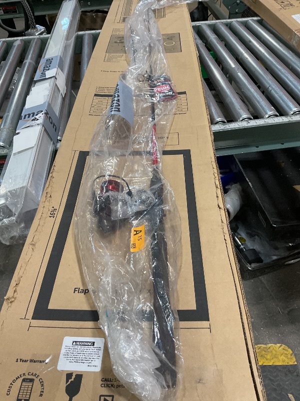 Photo 1 of *** MAJOR DAMAGE***PENN Fierce IV Spinning Reel and Fishing Rod Combo, Black/Red