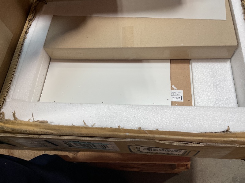 Photo 1 of **FOR PARTS ONLY DAMAGED** Sauder HomePlus Storage Cabinet/ Pantry cabinets, Soft White finish