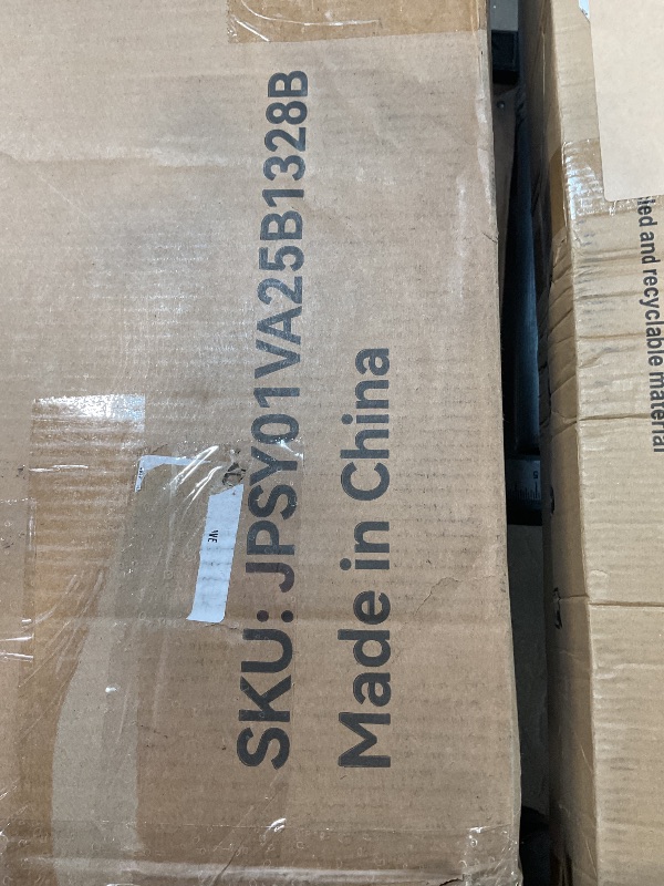 Photo 1 of *** CARTON B ONLY***OneBlis 90" TV Stand for Living Room, Large Entertainment Center & Media Console, Fits TVs up to 100", Storage Cabinet with Shelves, 50" Electric Fireplace