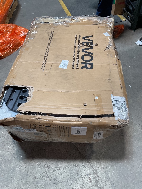 Photo 1 of *** MISSING HARDWARE ***VEVOR Basketball Hoop, 54" PC Backboard, 7.55-10FT Height Adjustable, Basketball Portable Hoop & Goal, Basketballs Hoop Outdoor, Kids, Adults, Basketball Court, Schools, Parks, Forward-Tilting Design