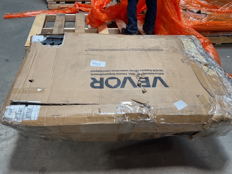 Photo 1 of *** MISSING HARDWARE ***VEVOR Basketball Hoop, 54" PC Backboard, 7.55-10FT Height Adjustable, Basketball Portable Hoop & Goal, Basketballs Hoop Outdoor, Kids, Adults, Basketball Court, Schools, Parks, Forward-Tilting Design