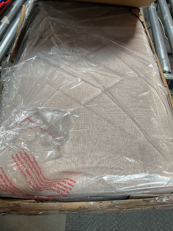 Photo 1 of *** PICTURE FOR REFERENCE, BEIGE ***Avenco King Bed Frame, Upholstered Platform Bed Frame with Adjustable Headboard, Wood Slat Support, Easy Assembly, No Box Spring Needed, Light Grey