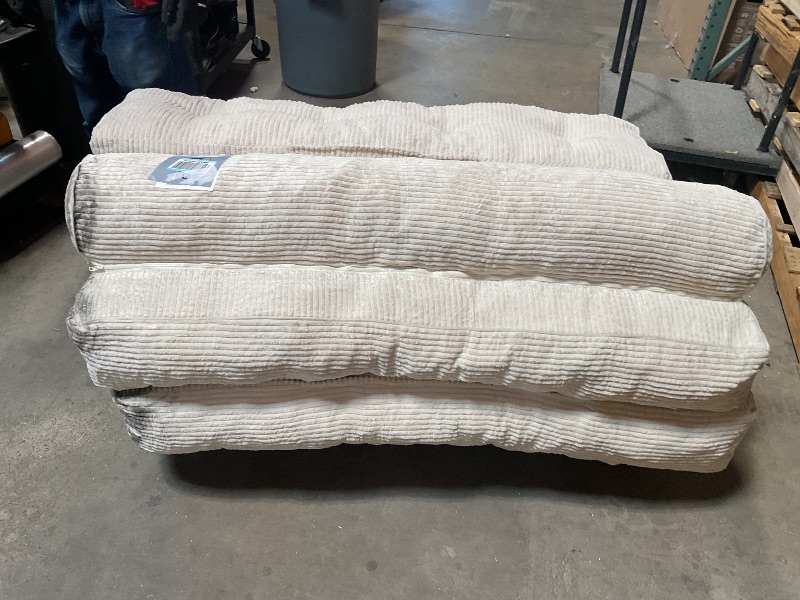 Photo 1 of *** MINOR DAMAGE, DIRTY FROM TRANSPORT ***MAXYOYO Folding Sofa Bed, Convertible Sleeper Chair with Pilow Foldable Matress with Back Support, Portable Fold Out Chair Bed Comfy Floor Sofa Lounge for Living Room Bedroom, Beige, Double