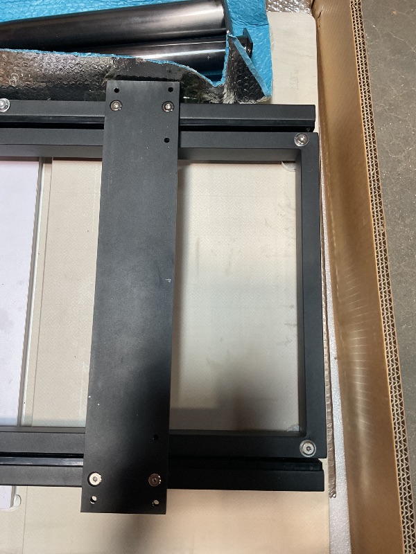 Photo 1 of *** USED, MINOR DAMAGE ***Luck Live 62.9'' to 94.4'' Extendable Dining Tables for 6 to 10 - New sintered Stone Material Rectangle Dining Table -High Hardness?White, Easy