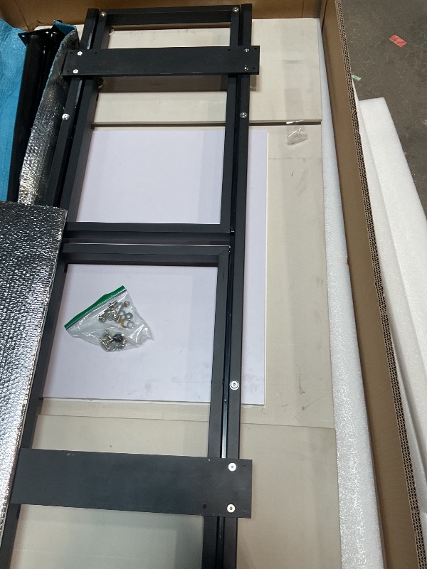 Photo 1 of *** USED, MINOR DAMAGE ***Luck Live 62.9'' to 94.4'' Extendable Dining Tables for 6 to 10 - New sintered Stone Material Rectangle Dining Table -High Hardness?White, Easy