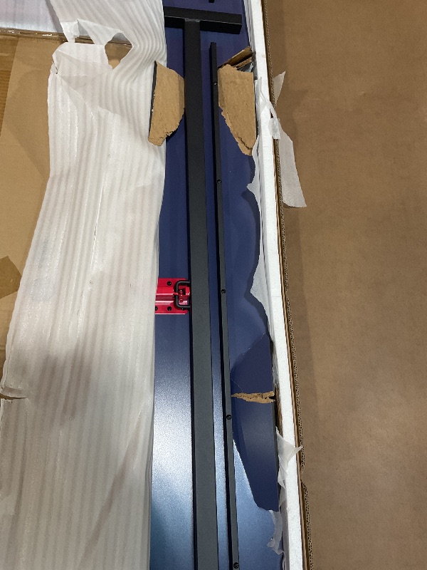 Photo 1 of *** MAJOR DAMAGE ***STIGA Advantage Lite Ping Pong Tables - 13, 15, 19, and 25mm Tabletops - Quickplay 10 Minute Assembly - Playback Mode - Recreational to Tournament Level, Blue