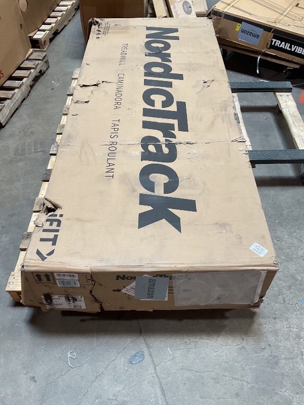 Photo 1 of ***POSSIBLY FOR PARTS/ MISSING HARDWARE AND ASSEMBLY PIECES*** NordicTrack T Series 10 Treadmill with 10" Tilting Touchscreen and Compact Design