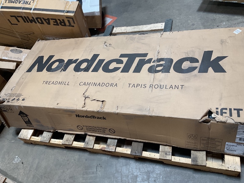 Photo 1 of ***POSSIBLY FOR PARTS/ MISSING HARDWARE AND ASSEMBLY PIECES*** NordicTrack T Series 10 Treadmill with 10" Tilting Touchscreen and Compact Design