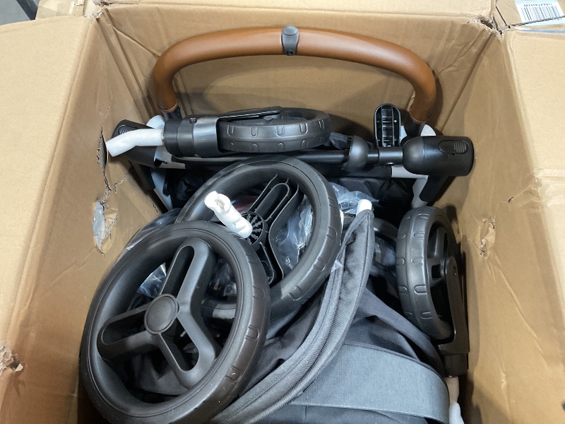 Photo 1 of **POSSIBLY FOR PARTS / REAR WHEEL AXEL DAMAGED CAUSING 1 OF THE WHELS TO STICK OUT AT AN ANGLE*** Graco Mode Nest2Grow DLX Travel System, 4-in1 Carseat Stroller Combo, 4 Modes of Use Capability from Infant Car Seat Carrier to Double Stroller, Includes Snu