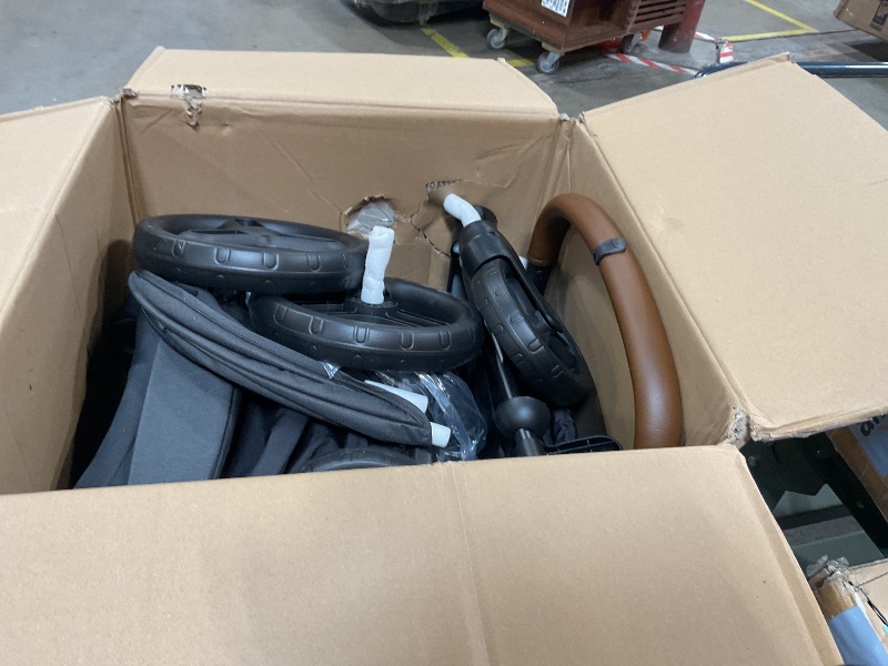 Photo 1 of **POSSIBLY FOR PARTS / REAR WHEEL AXEL DAMAGED CAUSING 1 OF THE WHELS TO STICK OUT AT AN ANGLE*** Graco Mode Nest2Grow DLX Travel System, 4-in1 Carseat Stroller Combo, 4 Modes of Use Capability from Infant Car Seat Carrier to Double Stroller, Includes Snu