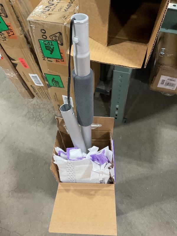 Photo 1 of *** USED, UNKNOWN MISSING PARTS ***Swiffer PowerMop Multi-Surface Mop Kit for Floor Cleaning, Fresh Scent, Mopping Kit Includes PowerMop, 2 Mopping Pad Refills, 1 Floor Cleaning Solution with Fresh Scent and 2 Batteries