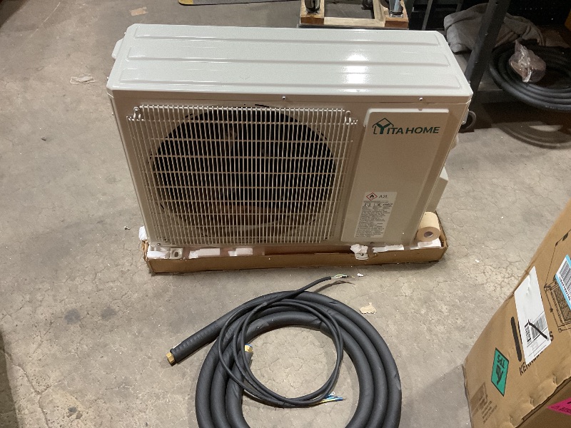 Photo 1 of *** PHOTO FOR REFERENCE,BOX 2 ONLY, OUTDOOR UNIT***YITAHOME 18000 BTU Mini Split Air Conditioner Heat Pump System, Wifi Enabled 19 SEER2 208-230V Inverter Ductless AC Cool Up to 1250 Sq. Ft, Compatible with Alexa, Complete Installation Kit, White
