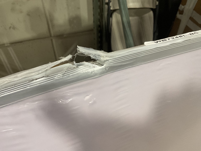 Photo 1 of *** MINOR DAMAGE ***VIZ-PRO Dry Erase Board/Magnetic Whiteboard, 72 x 48 Inches, Large Wall Mounted Board for School Office and Home 6' x 4'