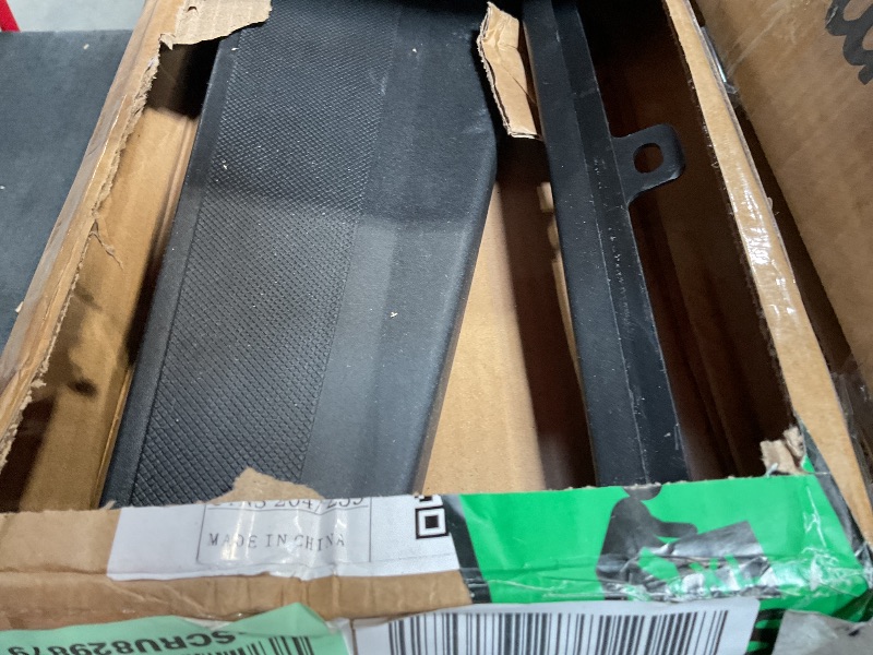 Photo 1 of **Minor damage (cracked smaller piece) ** KUAFU Tailgate Molding Kit Top Trim Cap Cover Compatible with 2017-2022 Ford F250 F350 Super Duty Flex Step Replacement for HC3Z9940602A HC3Z9941018AC FO1904134 FO1904141 FO1904140