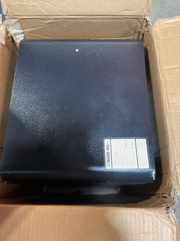 Photo 1 of *** MINOR DAMAGE***6.0 CuFt Heavy Duty Home Safe Box with Secure Digital Keypad, Key Lock, LCD Screen, Removable Shelf, and Sensor Light for Secure Storage of Documents, Valuables, and Business Use