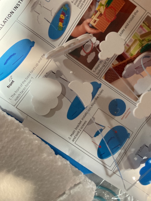 Photo 1 of *,major damage*NAOCARD Acrylic Display Stand for Lego Up House Building Toy Set, Display Bracket Compatible with Lego 43217 (Only Stand, Model Not Included)