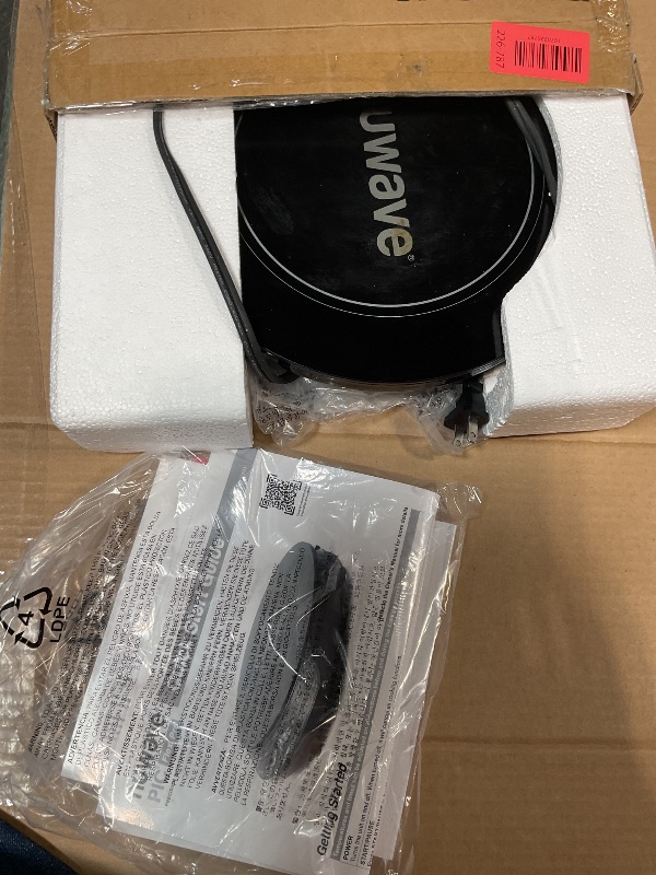 Photo 1 of *used*Nuwave Flex Precision Induction Cooktop, 10.25” Shatter-Proof Ceramic Glass, 6.5” Heating Coil, 45 Temps from 100°F to 500°F, 3 Wattage Settings 600, 900 & 1300 Watts, Black