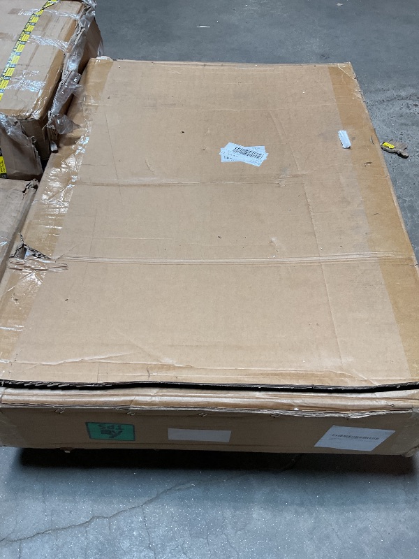 Photo 1 of **MISSING HARDWARE** Lomive Heavy Duty Drywall Cart 3000 lbs Capacity Folding Panel Dolly Handling Wall Panel, Sheetrock, Lumber, Glass, 4 Swivel Wheels and Expandable Rubber Pad Bracket - Black 2MM Thickness Plate