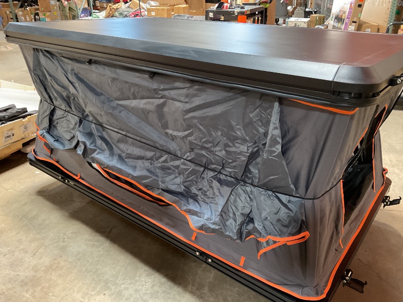 Photo 1 of *** PHOTO FOR REFERENCE ONLY ***Alumnimun Rooftop Tent Hard Shell with Winter Insulation, Pop Up 2 Person Roof Top Hardshell for Camping Truck Van Suitable for Jeep SUV Car