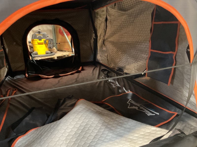 Photo 1 of *** PHOTO FOR REFERENCE ONLY ***Alumnimun Rooftop Tent Hard Shell with Winter Insulation, Pop Up 2 Person Roof Top Hardshell for Camping Truck Van Suitable for Jeep SUV Car