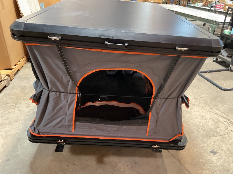 Photo 1 of *** PHOTO FOR REFERENCE ONLY ***Alumnimun Rooftop Tent Hard Shell with Winter Insulation, Pop Up 2 Person Roof Top Hardshell for Camping Truck Van Suitable for Jeep SUV Car