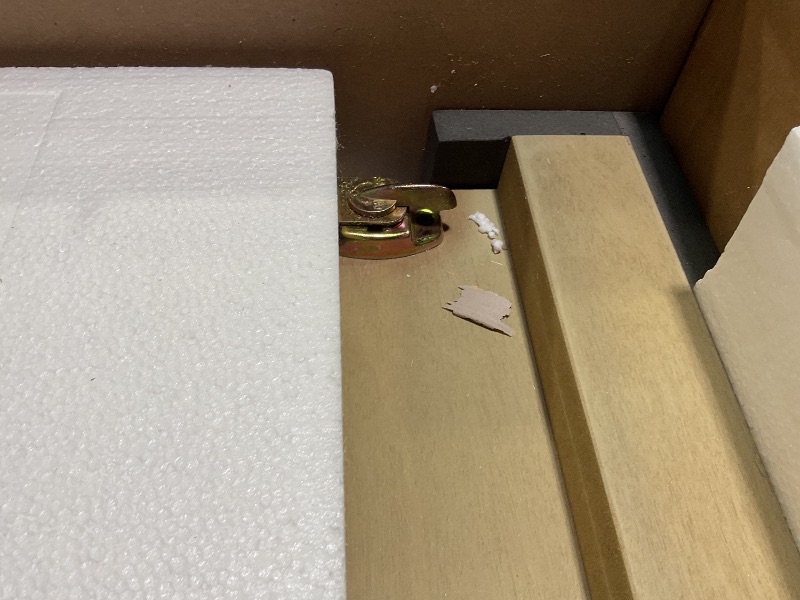 Photo 1 of ****partial set, parts only Box 1 of 2
95 Inch Dining Table for 8 People, Modern Rectangular Kitchen Table Industrial Long Table for Living Room, Light Ash