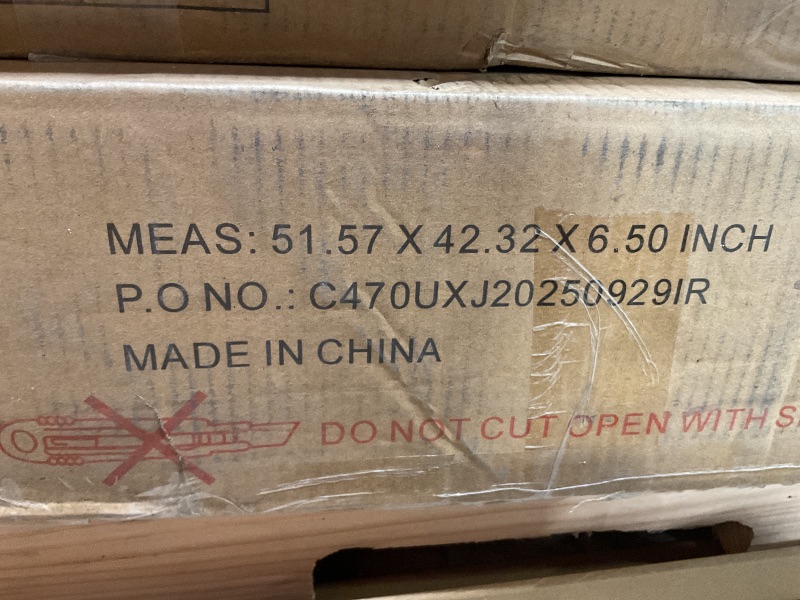 Photo 1 of ****partial set, parts only Box 1 of 2
95 Inch Dining Table for 8 People, Modern Rectangular Kitchen Table Industrial Long Table for Living Room, Light Ash