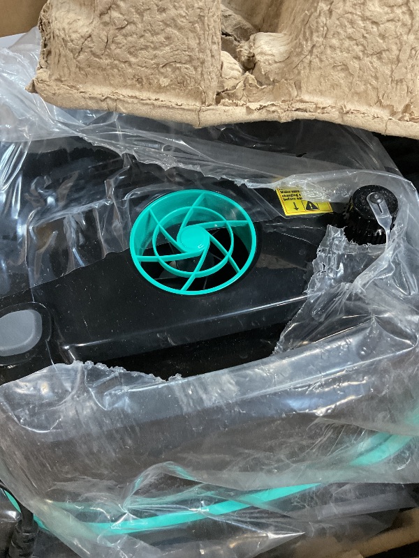 Photo 1 of **FOR PARTS ONLY / NON-FUNCTIONAL** WYBOT M2 AI Camera Robotic Pool Vacuum Cleaner, 8 Modes & 7 Paths, Dual Filtration, App Control, 120W Brushless Motor, 10,000mAh Battery, 300mins Runtime, Covers 4,305 Sq.Ft, Black&Green