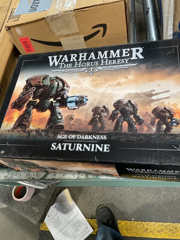 View 2 of **MISSING PIECES**3/4 of the figurines are missing** Horus Heresy: Age of Darkness: Saturine