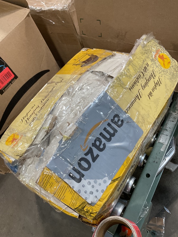 Photo 1 of **MISSING HANG BAR** Highwild Hammock Chair Hanging Rope Swing - Max 500 Lbs - 2 Cushions Included - Steel Spreader Bar with Anti-Slip Rings - for Any Indoor or Outdoor Spaces (Beige)