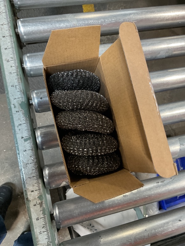 Photo 1 of 10Pcs Steel Wool Scrubber, Steel Wool Pads with 2Pcs Handle, Stainless Steel Scrubber for Dishes, Kitchen, Cleaning, Stoves, Pots and Pans, Grill, Wash Sink, Cleaning Dishes