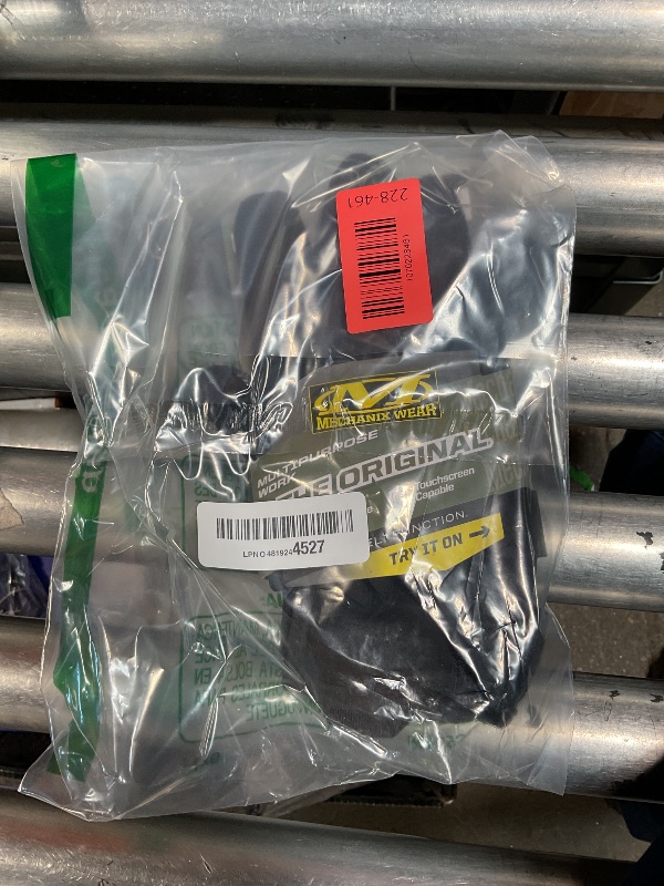 Photo 1 of ** SHOWS SIGNS OF HEAVY USAGE** Mechanix Wear: The Original Covert Tactical Work Gloves with Secure Fit, Flexible Grip for Multi-purpose Use, Durable Touchscreen Safety Gloves for Men (Large, Black)