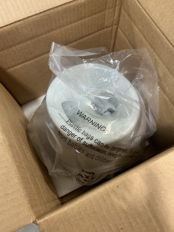 Photo 1 of ***DIRTY*** Elevon Dog Ball Thrower Launcher, Indoor/Outdoor Automatic Ball Launcher for Small and Medium-Sized Dogs, Includes 6 Mini Tennis Balls and a Data Line, Grey