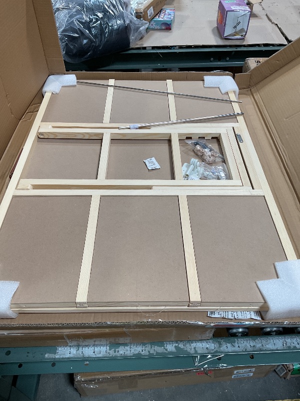 Photo 1 of 1500 Pcs Rotating Puzzle Board with 6 Drawers & Cover, Wooden Puzzle Table with Lazy Susan Spinning,Portable Jigsaw Wood Table with Non-Slip Felt 35"x26"