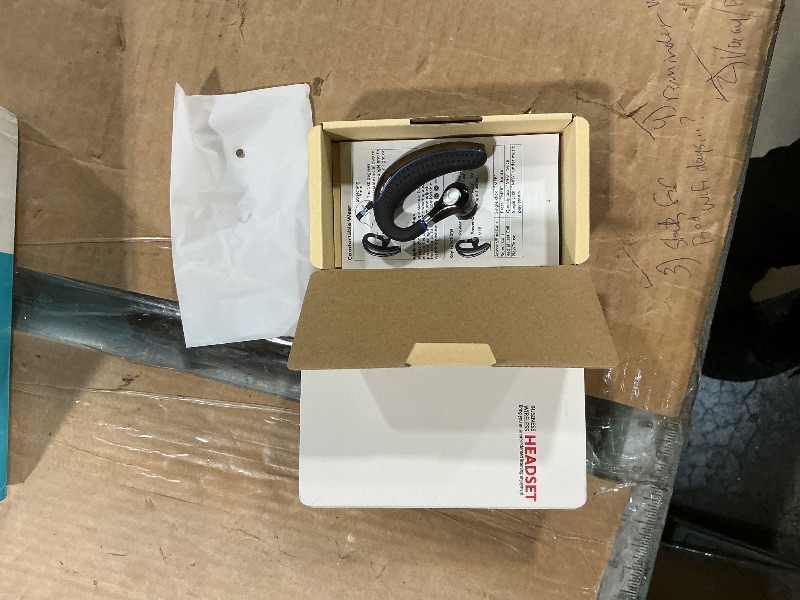 Photo 1 of **NO CASE**FIMITECH Bluetooth Headset, Wireless Earpiece V5.0 Bluetooth Earpiece Ultralight Hands Free for Business/Office/Driving/Sporting